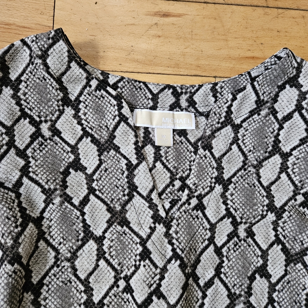 Michael Kors Snake Print Pattern Blouse - image 2